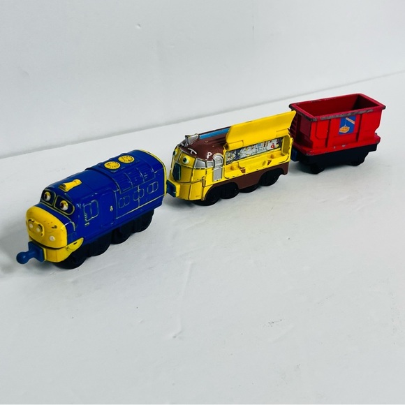chuggington die cast toy trains children’s show lot of 3 brewster frostini 2010 - Picture 2 of 8